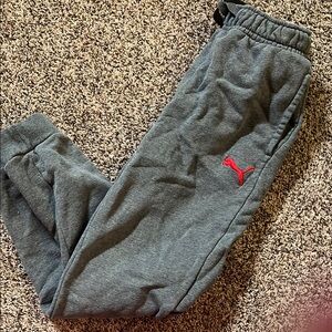 Puma Kids Gray Joggers